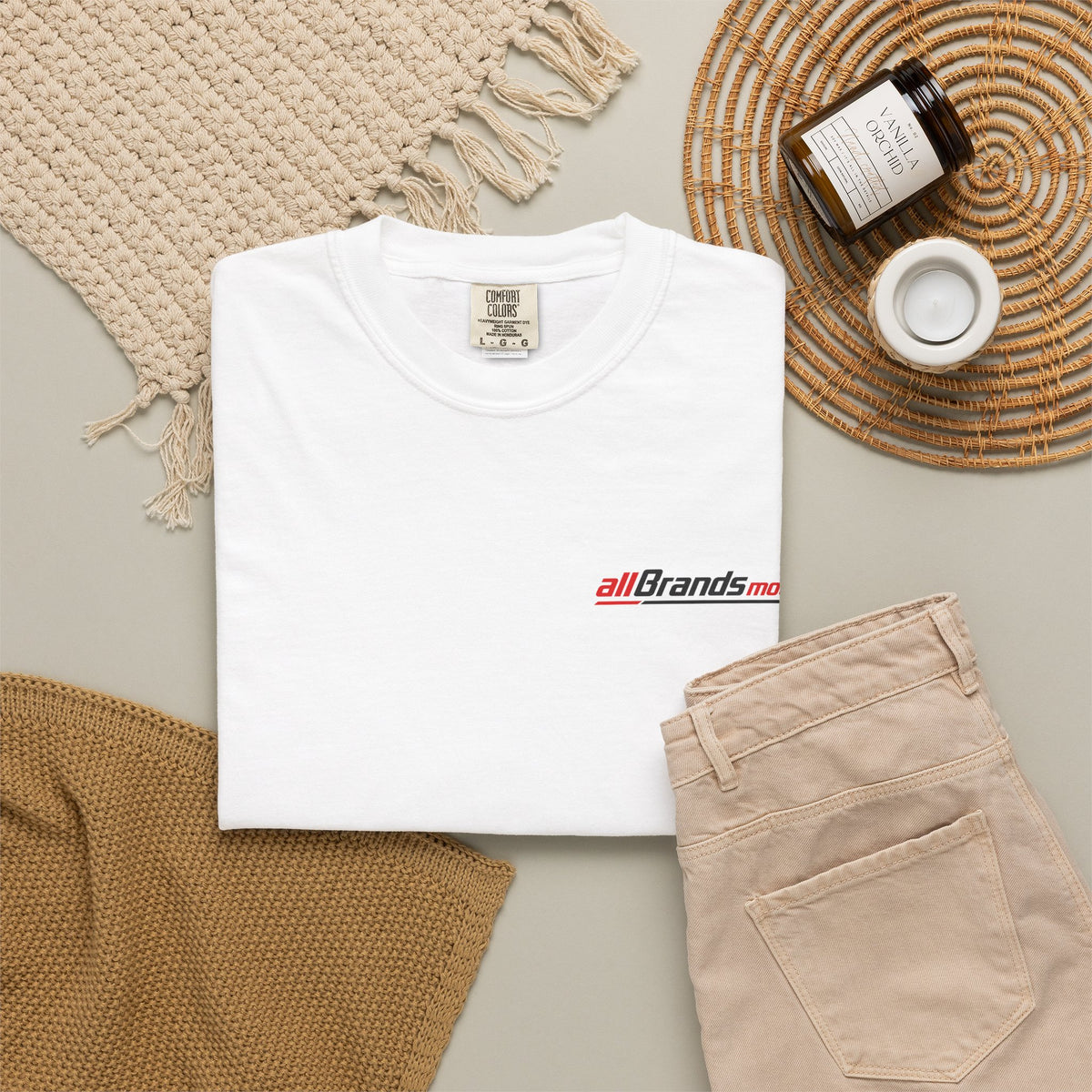 AllBrands Moto Motorcycle T-Shirt — Dirt Bike Logo Tee