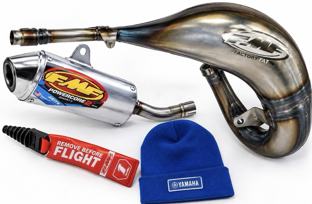 FMF Yamaha YZ125 2022-2026 Factory Fatty Pipe PowerCore 2 Shorty Exhaust0