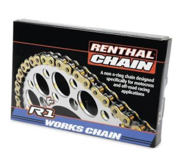 Renthal R1 MX Motorcycle Dirt Bike Chain 420 120 Links 420 120L Motocross2