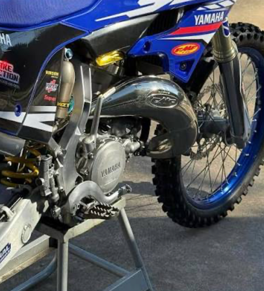 FMF Yamaha YZ125 2022-2026  Fatty Pipe PowerCore 2 Shorty Exhaust + Free Plug5