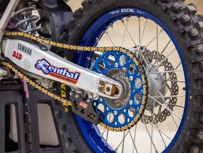 Renthal Blue 50T Rear Sprocket Yamaha YZ125 YZ250 2 Stroke Dirt Bike MX2
