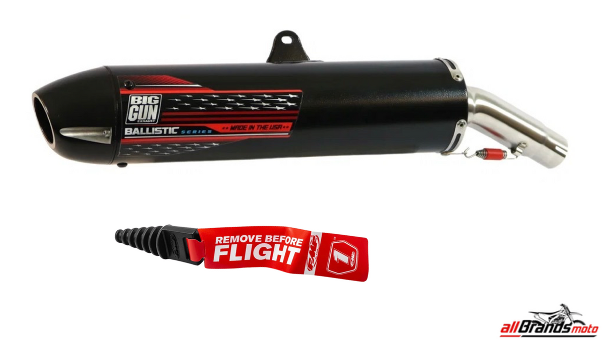 Big Gun Ballistic Series Slip-On Exhaust Suzuki LTZ400 QuadSport Z 2003-20140