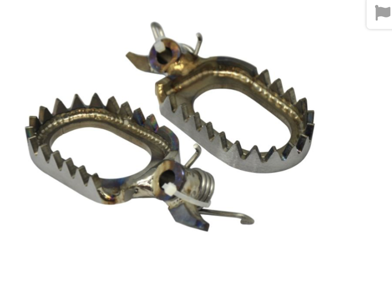 Titanium Foot Pegs for Honda CRF250R CRF450R 2004-2024 MX Dirt Bike Footrests1