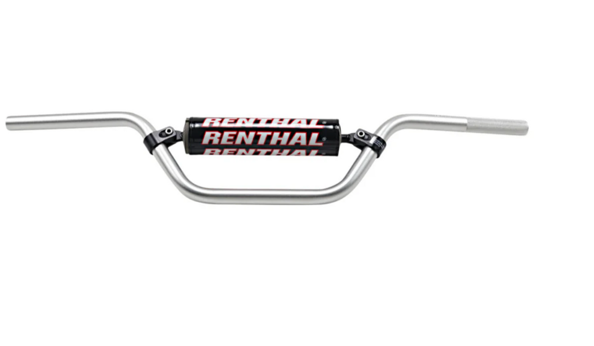 Renthal 7/8 Silver Pit Bike Handlebar Grips Glue Kit CRF50 KLX110 TTR1102
