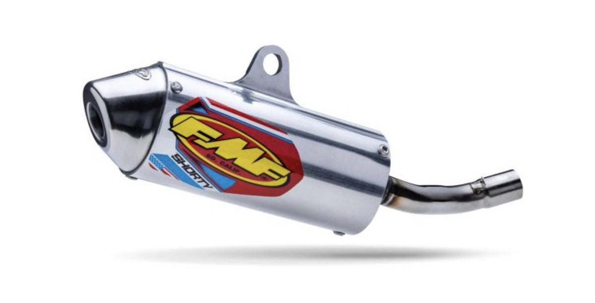 FMF Yamaha YZ125 2022-2026  Fatty Pipe PowerCore 2 Shorty Exhaust + Free Plug4
