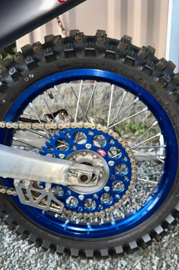 Renthal Blue 50T Rear Sprocket Yamaha YZ125 YZ250 2 Stroke Dirt Bike MX3
