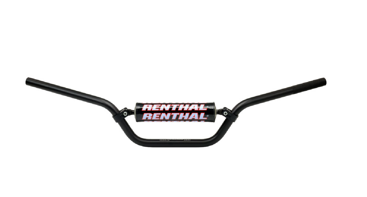 Renthal 611-01 7/8” 110cc Playbike Handlebar Black + Grips & Grip Glue1