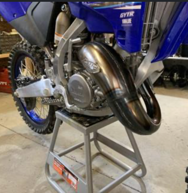 FMF Yamaha YZ125 2022-2026 Factory Fatty Pipe PowerCore 2 Shorty Exhaust7