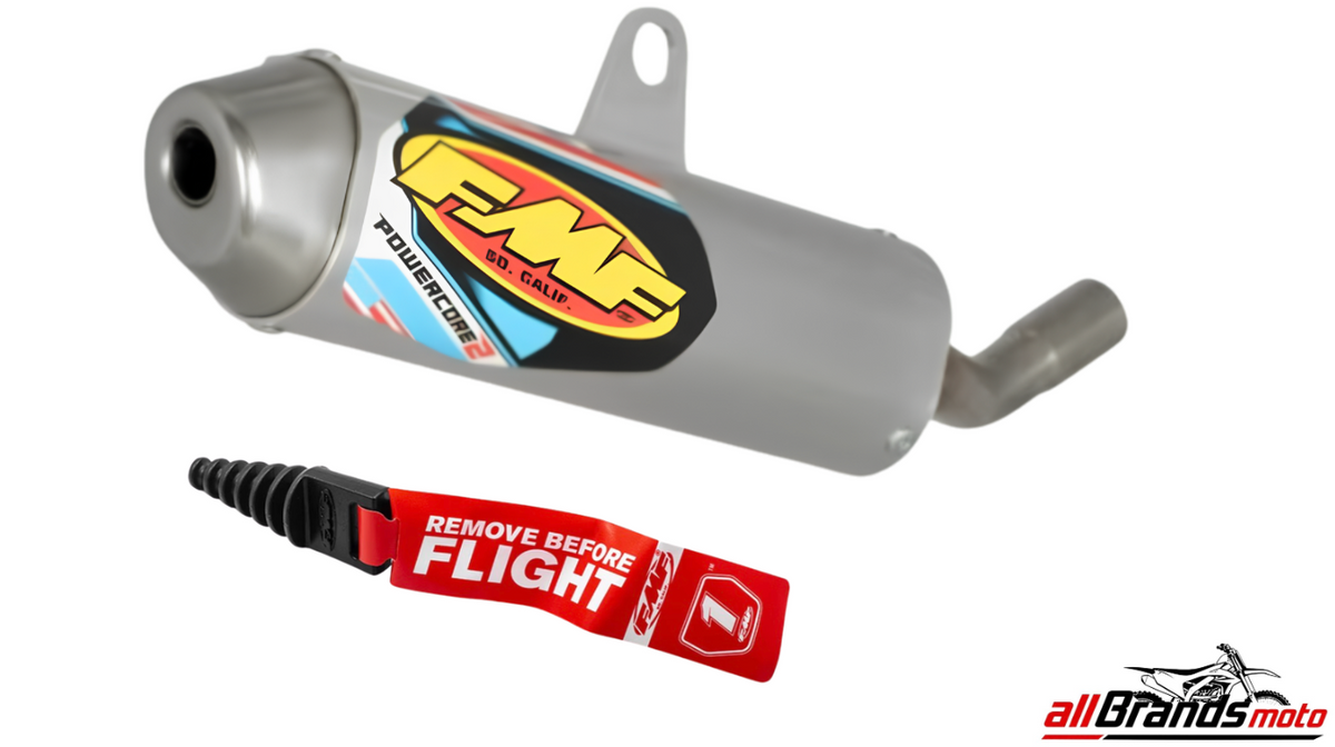 FMF PowerCore 2 Silencer Yamaha YZ65 2018 2026 2 Stroke Exhaust Free Plug0