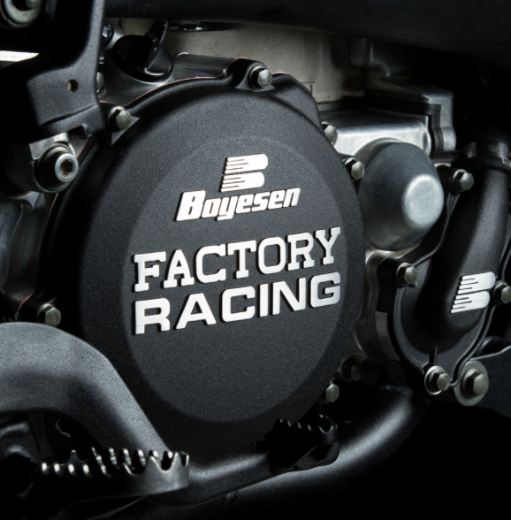 YZ 125 boyesen clutch cover black