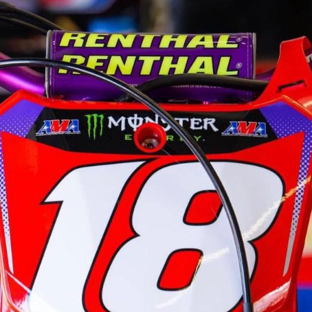 RENTHAL PURPLE YELLOW FATBAR PAD
