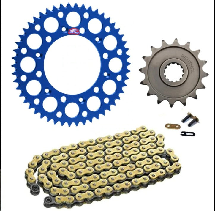 Yamaha YZ125 Renthal Sprocket/Chain Kit 13T 51T 2005-2026
