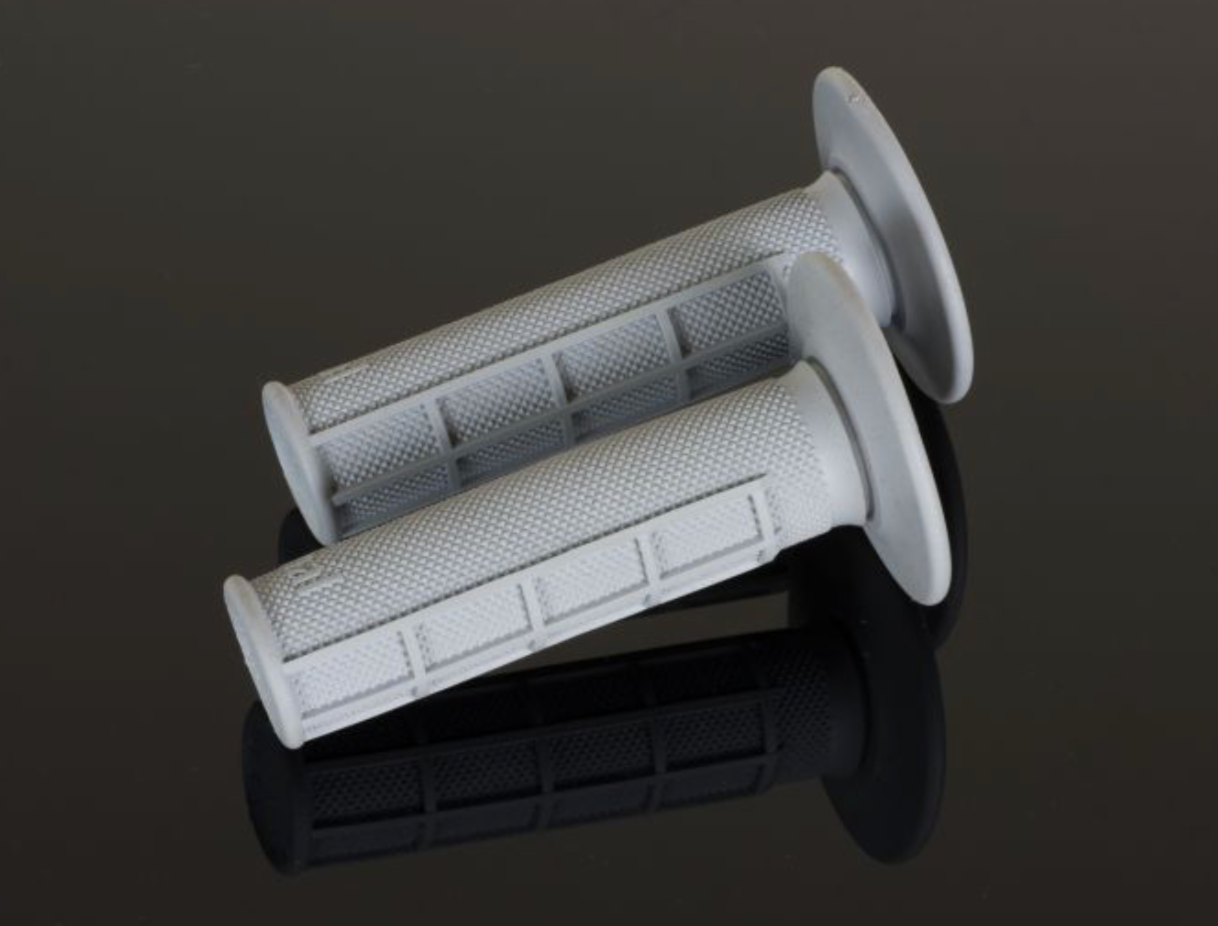 Renthal grey grips Half waffle Half Diamond