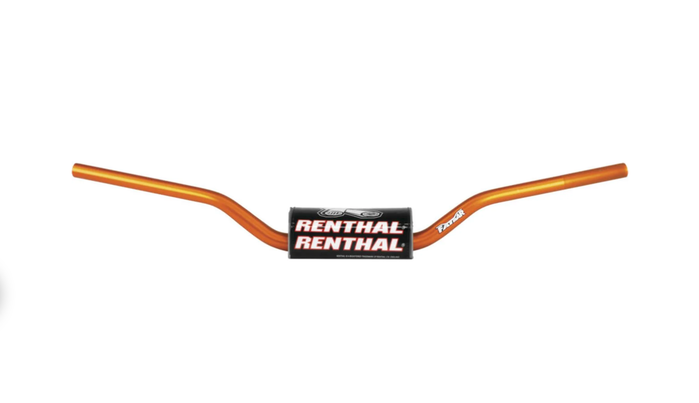 Renthal 609 RC High Bend Fat bar orange Handlebar Dirt bike/ATV 609-01-OR