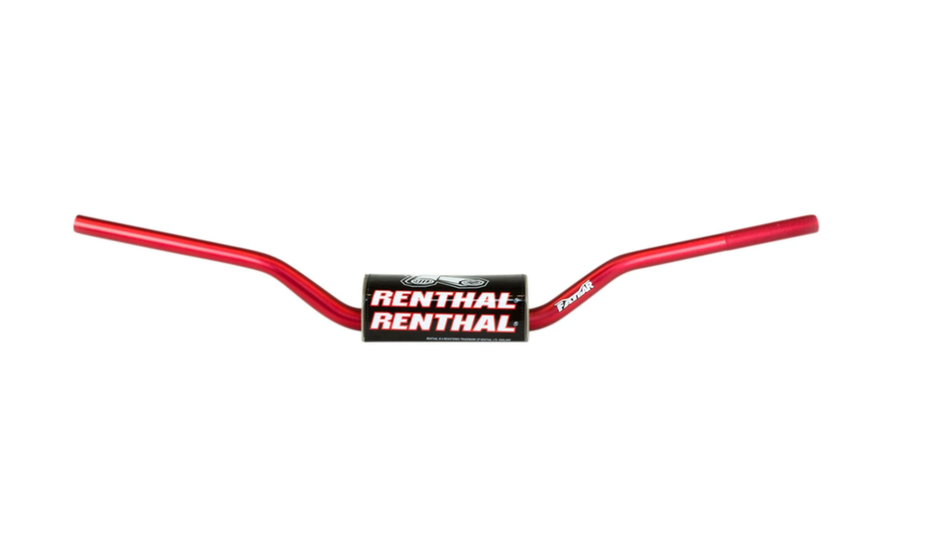 Renthal Fatbar RC High Bend 1-1/8” Red Handlebar MX